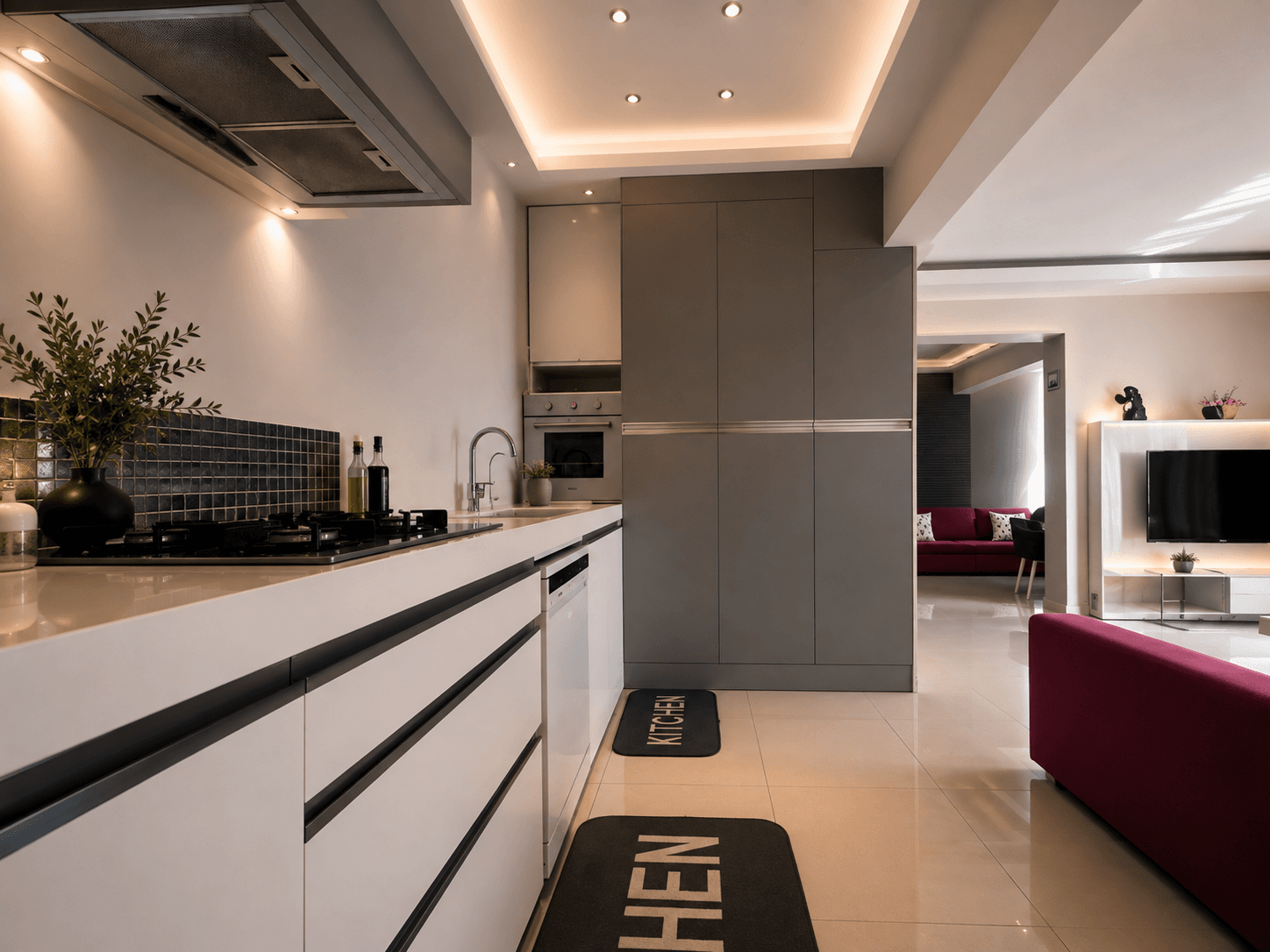 Fully furnished 135 m² 1+1 apartment 50 m from the sea for sale in Damlataş, Alanya